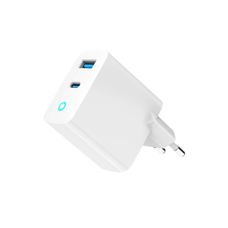 CHARGER USB 65W 2PORT/TA-UC-PDQC65L-W-01 GEMBIRD - Image 2
