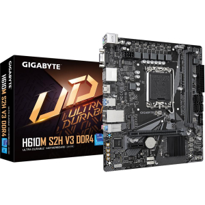 Mainboard GIGABYTE Intel H610 LGA1700 Micro-ATX Memory DDR4 Memory slots 2 1xPCI-Express 3.0 1x 1xPCI-Express 4.0 16x 1xM.2 1x15pin D-sub 1xHDMI 2xDisplayPort 4xUSB 2.0 2xUSB 3.2 1xPS/2 1xRJ45 3xAudio port H610MS2HV3DDR4
