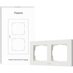 SMART SWITCH FRAME H2 (2-GANG)/WHITE FE-X01D-W AQARA