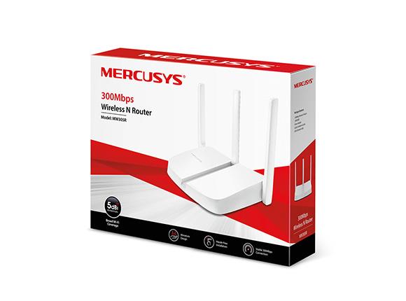 Wireless Router MERCUSYS Wireless Router 300 Mbps IEEE 802.11b IEEE 802.11g IEEE 802.11n Number of antennas 2 MW305R - Image 4