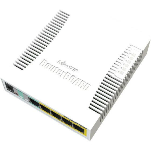 Switch MIKROTIK CSS106-1G-4P-1S 5x10Base-T / 100Base-TX / 1000Base-T 1xSFP CSS106-1G-4P-1S
