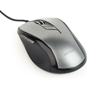 MOUSE USB OPTICAL BLACK/GREY/MUS-6B-01-BG GEMBIRD