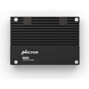 SSD MICRON SSD series 9550 PRO 7.68TB PCIe Gen5 NVMe NAND flash technology 3D TLC Write speed 10000 MBytes/sec Read speed 14000 MBytes/sec Form Factor U.2 MTFDLAL7T6THA-1BK1DABYYR