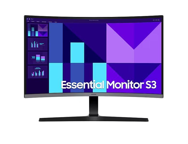 LCD Monitor SAMSUNG LS27D390GAUXEN 27" Business/Curved Tilt Matte Panel VA 1920x1080 16:9 100Hz 4 ms LS27D390GAUXEN