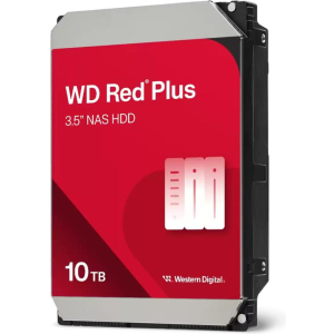 HDD WESTERN DIGITAL Red Plus 10TB SATA 512 MB 7200 rpm 3,5" WD100EFGX