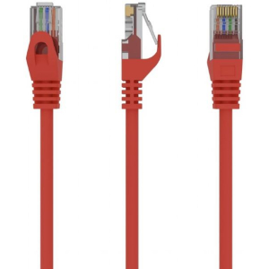 PATCH CABLE CAT6 UTP 1M/RED PP6U-1M/R GEMBIRD