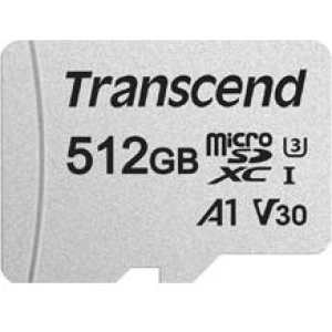MEMORY MICRO SDXC 512GB W/A/TS512GUSD300S-A TRANSCEND