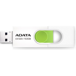 MEMORY DRIVE FLASH USB3 512GB/WHITE AUV320-512G-RWHGN ADATA