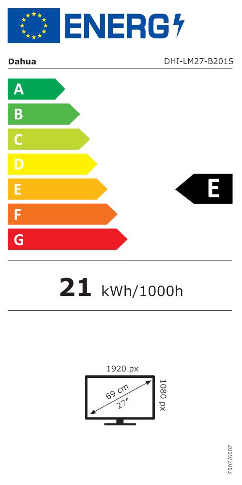 LCD Monitor DAHUA DHI-LM27-B201S 27" Business Panel IPS 1920x1080 16:9 100Hz 5 ms Speakers Colour Black LM27-B201S - Image 2
