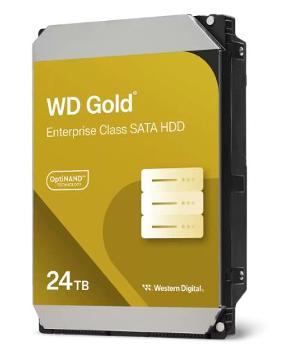 HDD WESTERN DIGITAL Gold WD242KRYZ 24TB SATA 512 MB 7200 rpm 3,5" WD242KRYZ