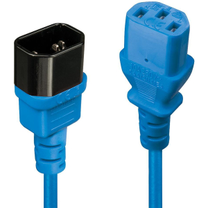 CABLE POWER IEC EXTENSION 0.5M/BLUE 30470 LINDY