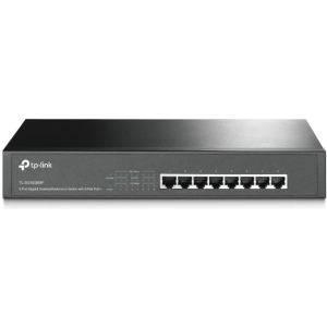 Switch TP-LINK Desktop/pedestal Rack PoE+ ports 8 TL-SG1008MP