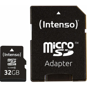 MEMORY MICRO SDHC 32GB C10/W/ADAPTER 3413480 INTENSO