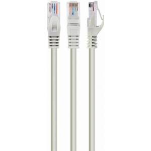 PATCH CABLE CAT6 UTP 0.25M/GREY PP6U-0.25M GEMBIRD