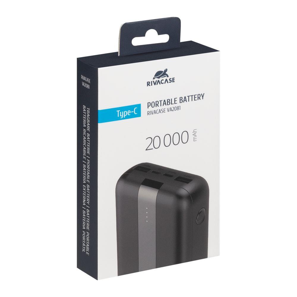 POWER BANK USB 20000MAH/VA2081 BLACK RIVACASE - Image 4
