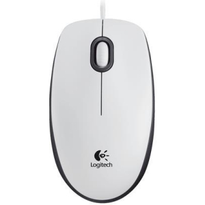 MOUSE USB OPTICAL M100/WHITE 910-006764 LOGITECH