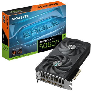 Graphics Card GIGABYTE NVIDIA GeForce RTX 5060 Ti 16 GB GDDR7 128 bit PCIE 5.0 16x GPU 2617 MHz Dual Slot Fansink 1xHDMI 3xDisplayPort GV-N506TEAGLEOC-16GD1.0
