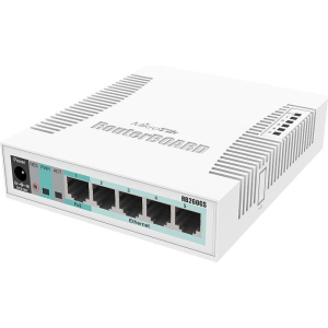 Switch MIKROTIK CSS106-5G-1S Desktop/pedestal 5x10Base-T / 100Base-TX / 1000Base-T 1xSFP CSS106-5G-1S