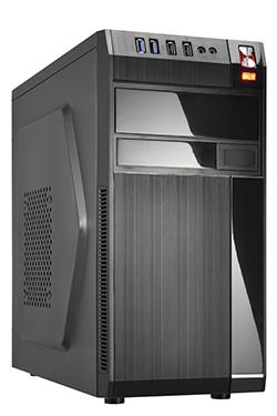 Case GOLDEN TIGER Baltimore 530 MiniTower Not included MicroATX Colour Black BALTIMORE5302USB2+2USB3
