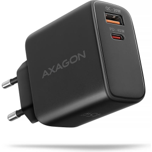 MOBILE CHARGER WALL USB 45W/GAN 2PORT ACU-PQ45 AXAGON