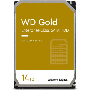 HDD WESTERN DIGITAL Gold 14TB SATA 3.0 512 MB 7200 rpm 3,5" WD142KRYZ