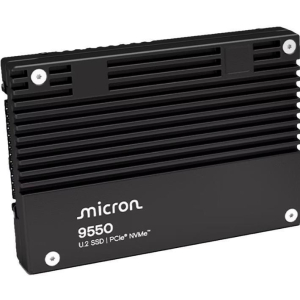 SSD MICRON SSD series 9550 MAX 12.8TB NVMe NAND flash technology 3D TLC Write speed 10000 MBytes/sec Read speed 14000 MBytes/sec Form Factor U.2 TBW 70080 TB MTFDLAL12T8THB-1BK1DABYYR
