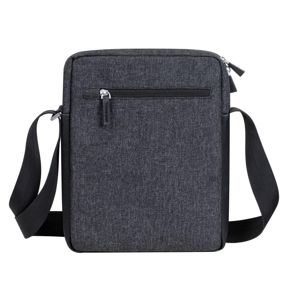 TABLET CASE CROSSBODY 11"/8811 BLACK MELANGE RIVACASE - Image 4