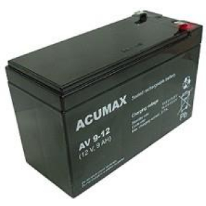 BATTERY 12V 9AH VRLA/AV9-12 T2 ACUMAX EMU