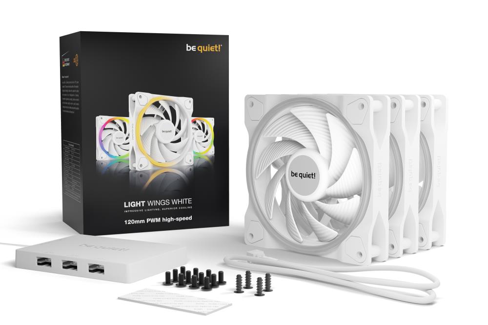 CASE FAN 120MM LIGHT WINGS PWM/WHITE HIGH-SP. BL101 BE QUIET - Image 2