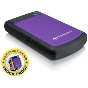 External HDD TRANSCEND StoreJet 2TB USB 3.0 Colour Purple TS2TSJ25H3P