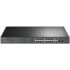 Switch TP-LINK TL-SG1218MP Desktop/pedestal Rack 16x10Base-T / 100Base-TX / 1000Base-T PoE+ ports 16 250 Watts TL-SG1218MP