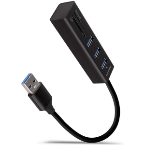 I/O HUB USB3.2 3P SD/MICROSD/0.2M HMA-CR3A AXAGON
