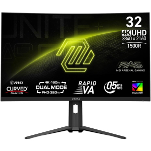 LCD Monitor MSI MAG 321CUPDF 31.5" Gaming/Curved/4K Panel VA 3840x2160 16:9 160 Hz 0.5 ms MAG321CUPDF