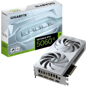 Graphics Card GIGABYTE NVIDIA GeForce RTX 5060 Ti 8 GB GDDR7 128 bit PCIE 5.0 16x GPU 2617 MHz Dual Slot Fansink 1xHDMI 3xDisplayPort GV-N506TEAGLEOCICE-8GD