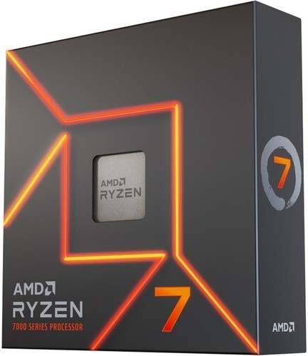 CPU AMD Desktop Ryzen 7 R7-7700X 4500 MHz Cores 8 32MB Socket SAM5 105 Watts GPU Radeon BOX 100-100000591WOF - Image 2