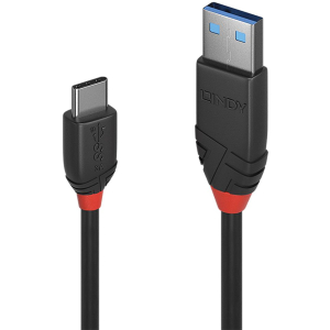 CABLE USB3.2 A-C 1M/BLACK 36916 LINDY