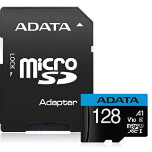 MEMORY MICRO SDXC 128GB W/AD./AUSDX128GUICL10A1-RA1 ADATA