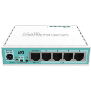 NET ROUTER 10/100/1000M 5PORT/HEX RB750GR3 MIKROTIK