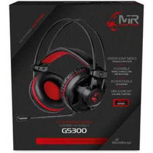 HEADSET GAMING GS300/BLACK/RED MRGS300 MEDIARANGE