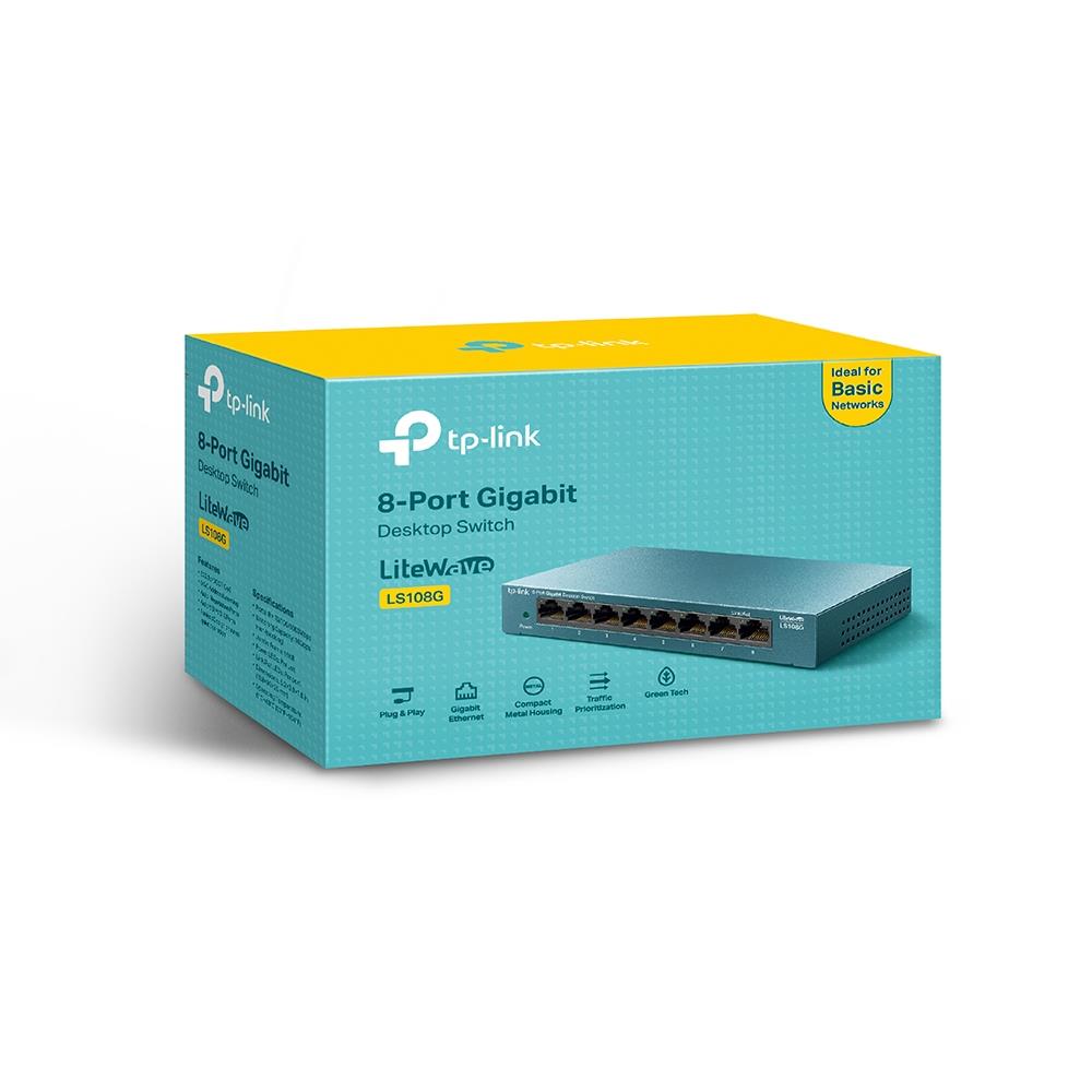 Switch TP-LINK TP-LINK LS108G LS108G 8x10Base-T / 100Base-TX / 1000Base-T LS108G - Image 5