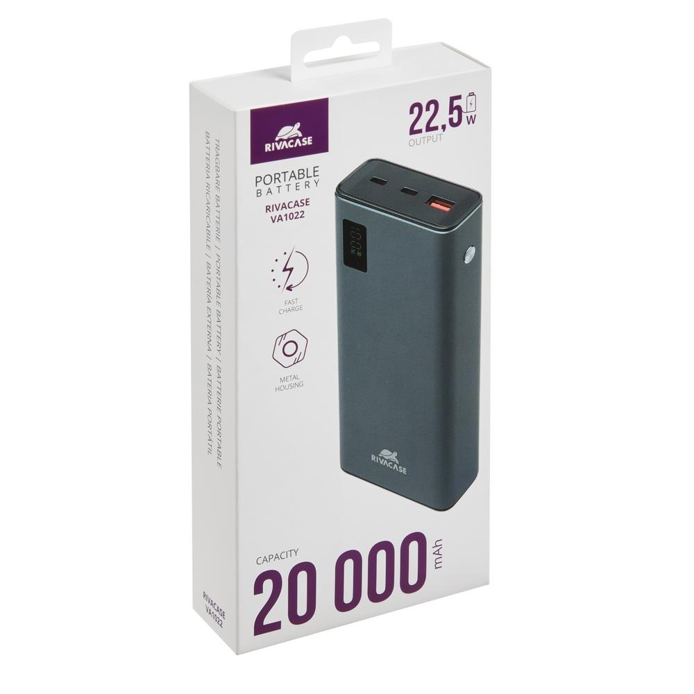 POWER BANK USB 20000MAH/VA1022 RIVACASE - Image 9