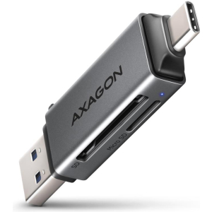 CARD READER USB-C+USB3.2 2SLOT/SD/MICROSD CRE-DAC AXAGON
