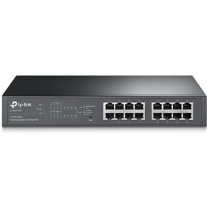 Switch TP-LINK Desktop/pedestal 16x10Base-T / 100Base-TX / 1000Base-T PoE+ ports 8 TL-SG1016PE