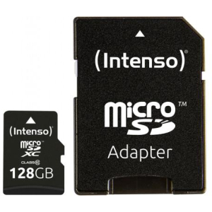 MEMORY MICRO SDXC 128GB C10/W/ADAPTER 3413491 INTENSO