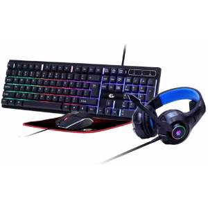 KEYBOARD USB GAMING KIT ENG/GHOST GGS-UMGL4-02 GEMBIRD
