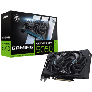 Graphics Card MSI NVIDIA GeForce RTX 5050 8 GB GDDR6 128 bit PCIE 5.0 16x Dual Slot Fansink RTX50508GGAMINGOC