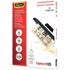 LAMINATOR POUCH IMAGELAST/A4 125 100PCS 5307407 FELLOWES