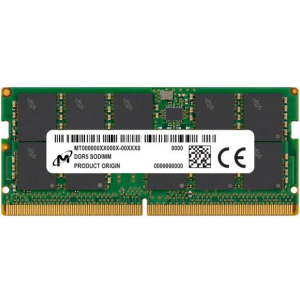 Server Memory Module MICRON DDR5 16GB ECC 5600 MHz CL 46 1.1 V MTC10C1084S1TC56BR