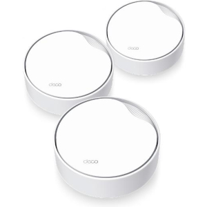 Wireless Router TP-LINK Wireless Router 3-pack 3000 Mbps Mesh Wi-Fi 6 1x10/100/1000M 1x2.5GbE DHCP DECOX50-POE(3-PACK)