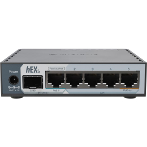 Switch MIKROTIK 	E60iUGS PoE ports 1 18 Watts E60IUGS